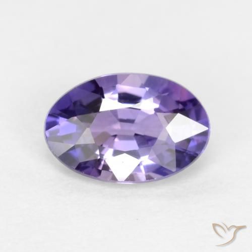 0.53ct Naturel Violet foncé Saphir, ovale, VVS-VS