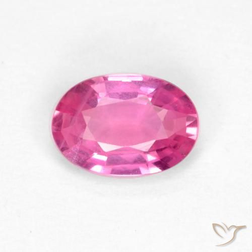 0.47ct Naturel Magenta profond Saphir, ovale, VS