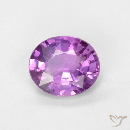0.39ct Naturel Pourpre intense Saphir, ovale, VS