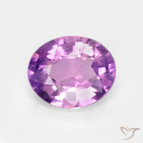 0.54ct Naturel Pourpre moyen Saphir, ovale, VS