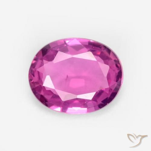 0.40ct Naturel Magenta Saphir, ovale, VS