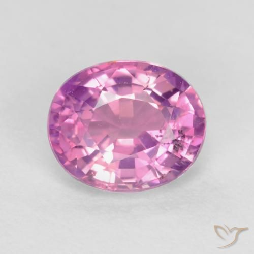 0.67ct Naturel Pourpre moyen Saphir, ovale, VS