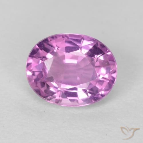 0.61ct Naturel Pourpre violet rosâtre Saphir, ovale, VVS-VS