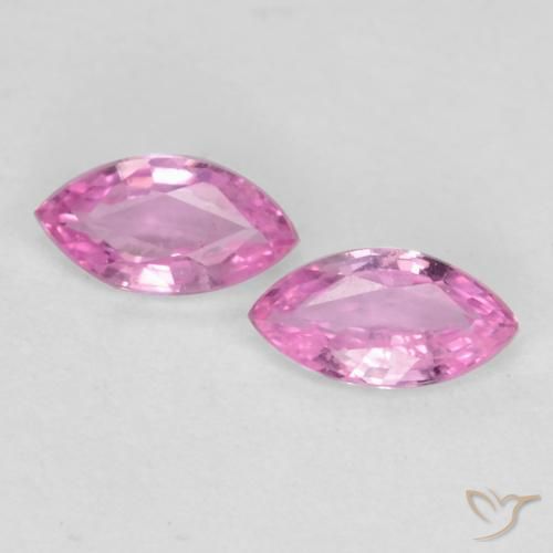 0.37ctw Naturel Pourpre-rose Saphir, Marquise, VS