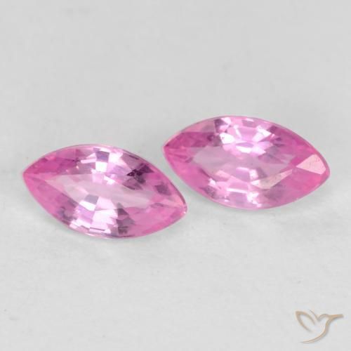 Shop natural 0.46ct Pourpre rose vif Saphir gems, Marquise, from Tanzanie at GemSelect. In stock, global shipping!