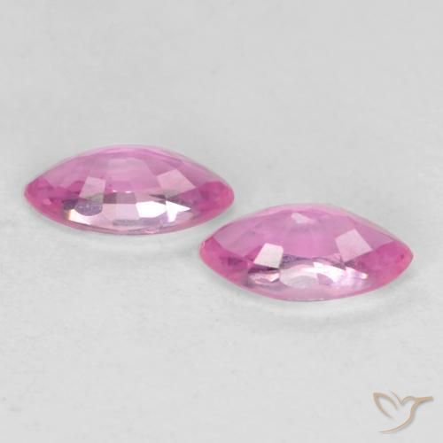 Shop natural 0.46ct Pourpre rose vif Saphir gems, Marquise, from Tanzanie at GemSelect. In stock, global shipping!
