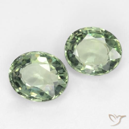 Shop natural 1.58ct Medium Light Green Saphir gems, ovale, from Tanzanie at GemSelect. In stock, global shipping!