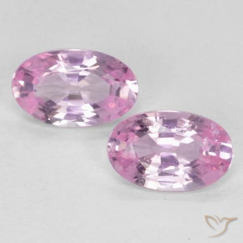 0.55ctw Naturel Rose pourpre royal très clair Saphir, ovale, VS