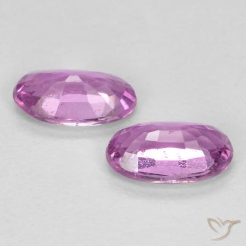 Shop natural 0.53ct Pourpre moyen-léger Saphir gems, ovale, from Tanzanie at GemSelect. In stock, global shipping!