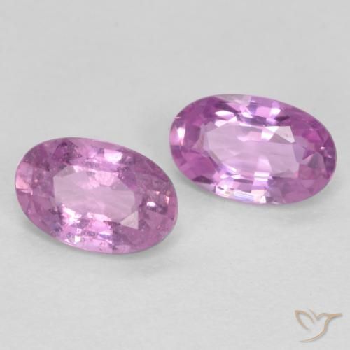 Shop natural 0.60ct Pourpre moyen-léger Saphir gems, ovale, from Tanzanie at GemSelect. In stock, global shipping!