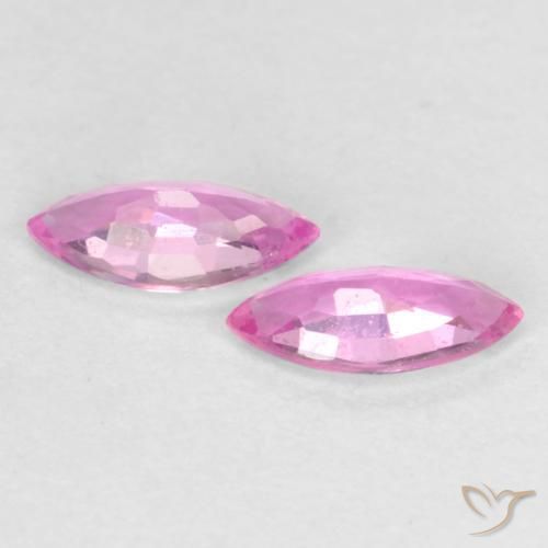 Shop natural 0.35ct Pourpre rose vif Saphir gems, Marquise, from Tanzanie at GemSelect. In stock, global shipping!