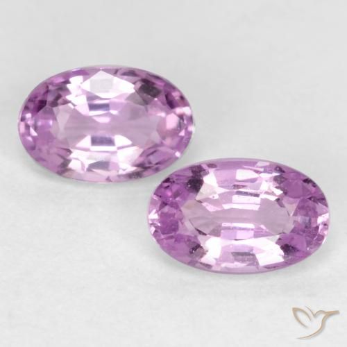 0.65ctw Naturel Violet moyen Saphir, ovale, VS