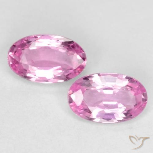 0.57ctw Naturel Rose pourpre royal Saphir, ovale, VS