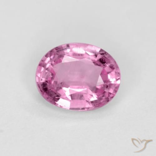 0.45ct Naturel Rose pourpre royal Saphir, ovale, VS-SI