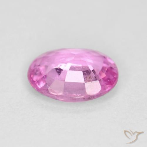 Saphir Pourpre moyen naturelle ovale, 0.33 ct, VS-SI