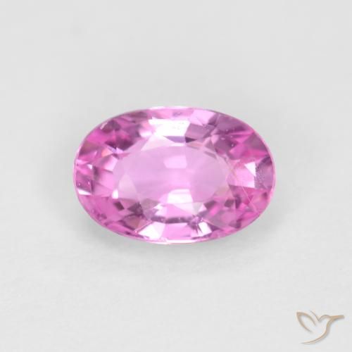 0.56ct Naturel Pourpre rose vif Saphir, ovale, VVS-VS