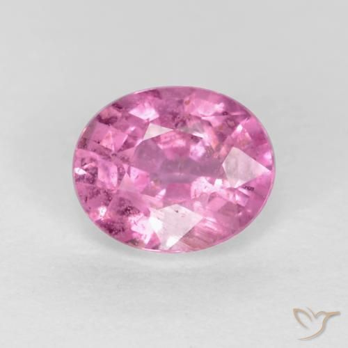 0.43ct Naturel Rose intense Saphir, ovale, VS-SI