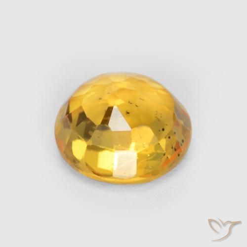 Saphir Orange doré profond naturelle Tour, 0.55 ct, VS-SI