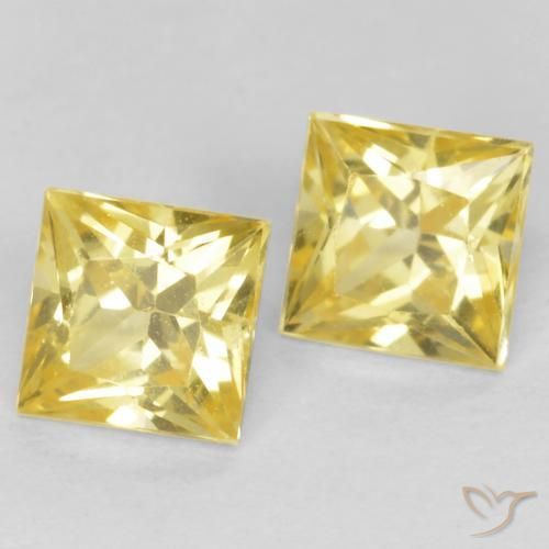 Shop natural 0.68ct Jaune Toscane Saphir gems, Carré, from Tanzanie at GemSelect. In stock, global shipping!