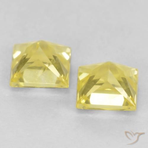 Shop natural 0.59ct Jaune Toscane Saphir gems, Carré, from Tanzanie at GemSelect. In stock, global shipping!