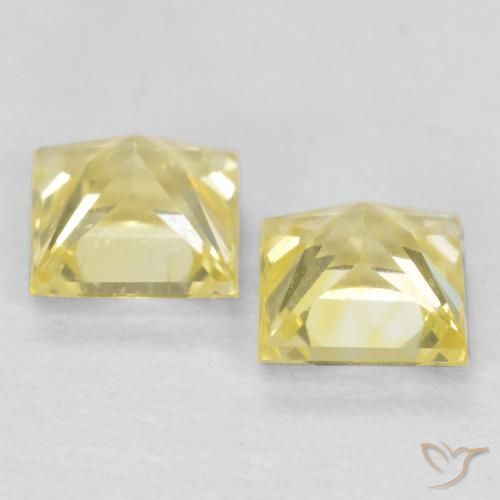 Shop natural 0.63ct Jaune moyen-léger Saphir gems, Carré, from Tanzanie at GemSelect. In stock, global shipping!