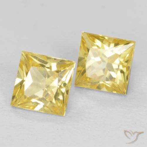 Shop natural 0.68ct Jaune Toscane Saphir gems, Carré, from Tanzanie at GemSelect. In stock, global shipping!