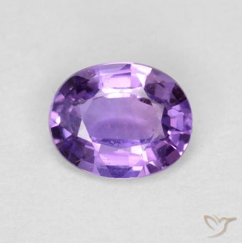 0.40ct Naturel Violet moyen Saphir, ovale, VVS-VS