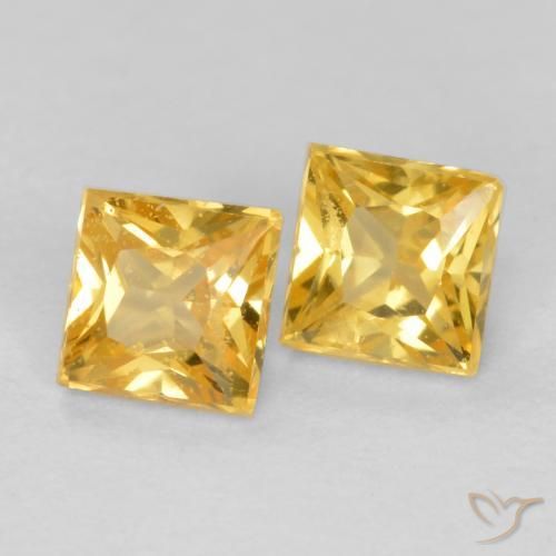 Shop natural 0.54ct Doré Saphir gems, Carré, from Tanzanie at GemSelect. In stock, global shipping!