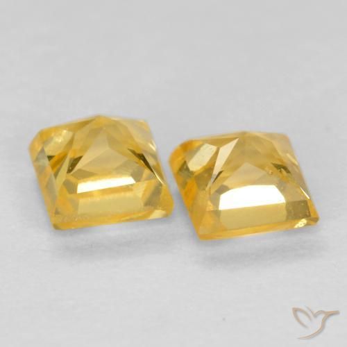 Shop natural 0.54ct Doré Saphir gems, Carré, from Tanzanie at GemSelect. In stock, global shipping!
