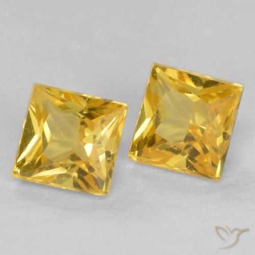 Shop natural 0.58ct Jaune foncé Saphir gems, Carré, from Tanzanie at GemSelect. In stock, global shipping!