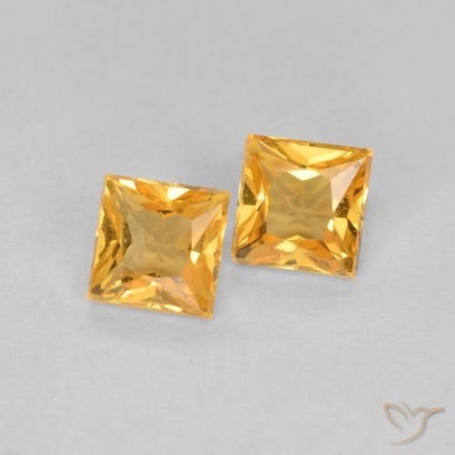 Shop natural 0.51ct Orange-or Saphir gems, Carré, from Tanzanie at GemSelect. In stock, global shipping!