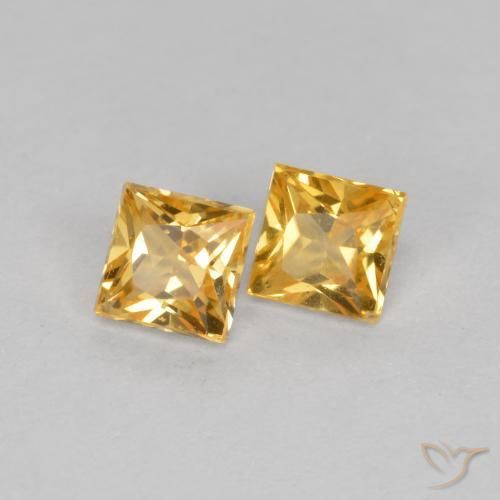 Shop natural 0.53ct Orange-or Saphir gems, Carré, from Tanzanie at GemSelect. In stock, global shipping!