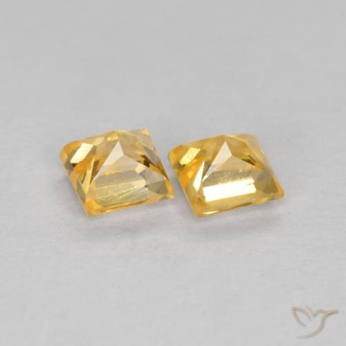 Shop natural 0.53ct Orange-or Saphir gems, Carré, from Tanzanie at GemSelect. In stock, global shipping!