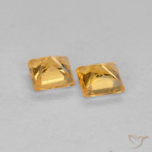 Shop natural 0.49ct Orange-or Saphir gems, Carré, from Tanzanie at GemSelect. In stock, global shipping!