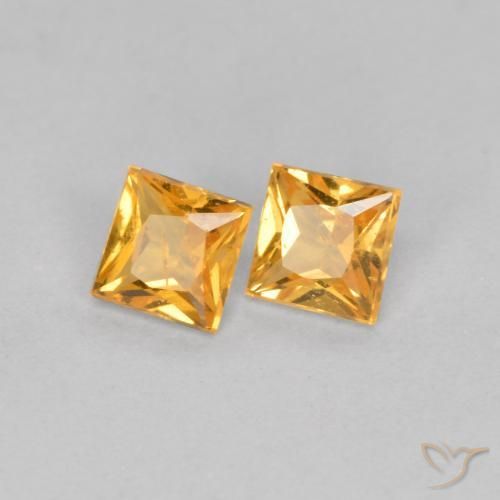 Shop natural 0.45ct Orange-or Saphir gems, Carré, from Tanzanie at GemSelect. In stock, global shipping!
