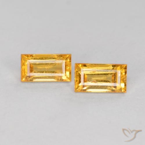 Shop natural 0.60ct Orange Doré Saphir gems, Baquette, from Tanzanie at GemSelect. In stock, global shipping!