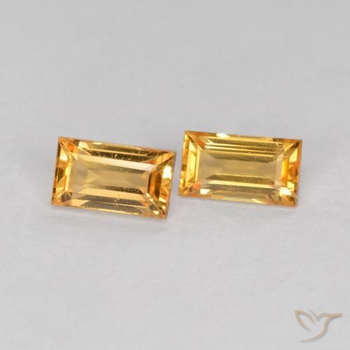 Shop natural 0.48ct Orange-or Saphir gems, Baquette, from Tanzanie at GemSelect. In stock, global shipping!