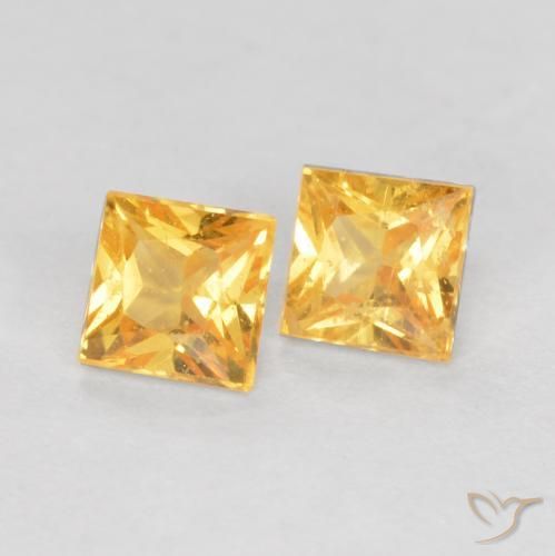 Shop natural 0.50ct Or moyen Saphir gems, Carré, from Tanzanie at GemSelect. In stock, global shipping!