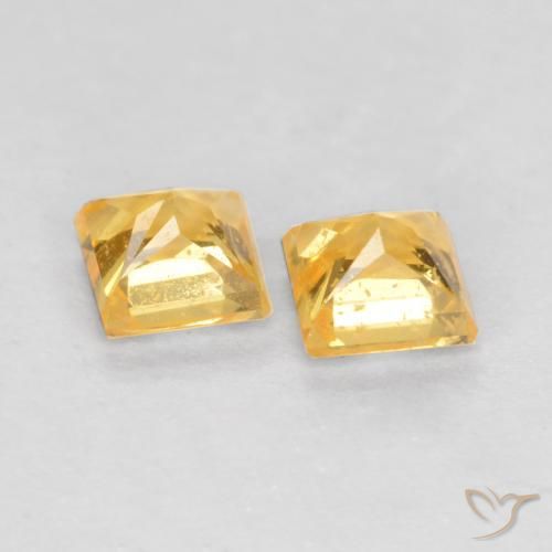 Shop natural 0.50ct Or moyen Saphir gems, Carré, from Tanzanie at GemSelect. In stock, global shipping!