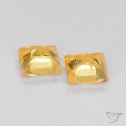 Shop natural 0.50ct Top Gold Saphir gems, Carré, from Tanzanie at GemSelect. In stock, global shipping!