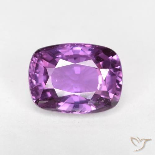 1.34ct Naturel Pourpre électrique Saphir, Coussin, VS