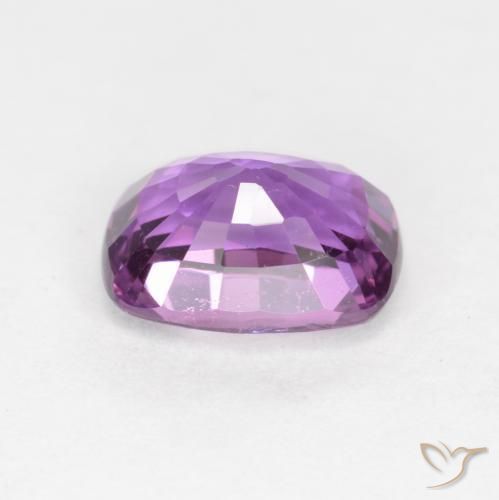 Saphir Pourpre électrique naturelle Coussin, 1.34 ct, VS