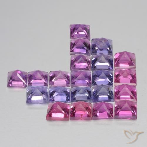 Shop natural 2.78ct Multicolore Saphir gems, Carré, from Tanzanie at GemSelect. In stock, global shipping!