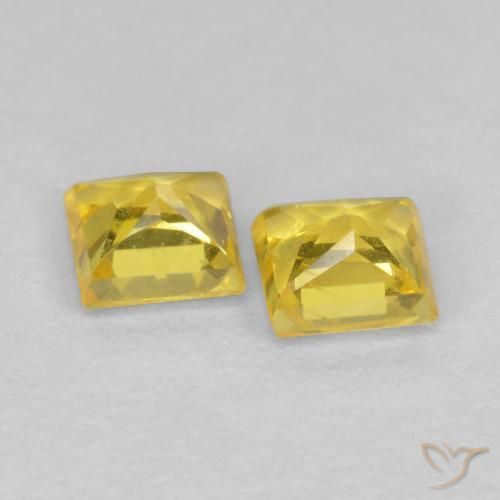 Shop natural 0.48ct Jaune Saphir gems, Carré, from Tanzanie at GemSelect. In stock, global shipping!
