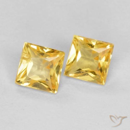 Shop natural 0.48ct Or moyen Saphir gems, Carré, from Tanzanie at GemSelect. In stock, global shipping!
