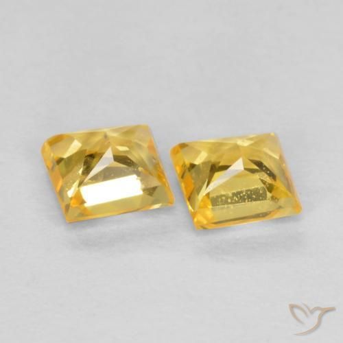Shop natural 0.48ct Or moyen Saphir gems, Carré, from Tanzanie at GemSelect. In stock, global shipping!