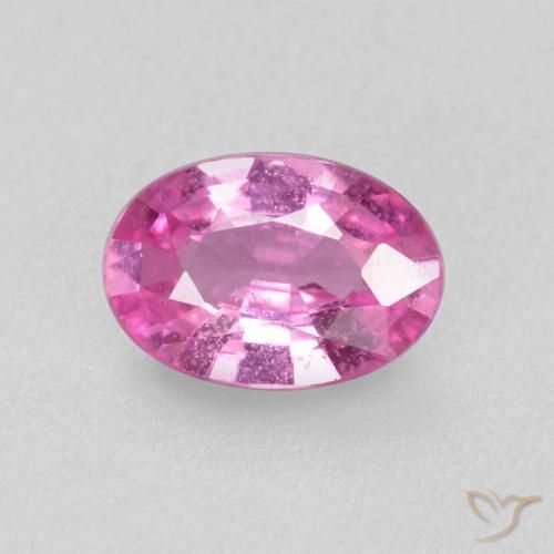0.51ct Naturel Pourpre moyen Saphir, ovale, VS-SI