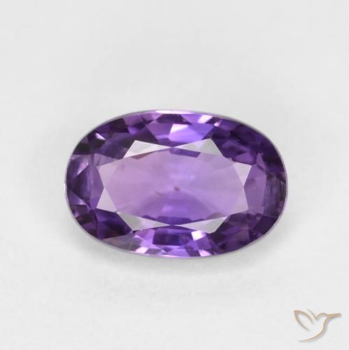 0.47ct Naturel Violet rose Saphir, ovale, VS