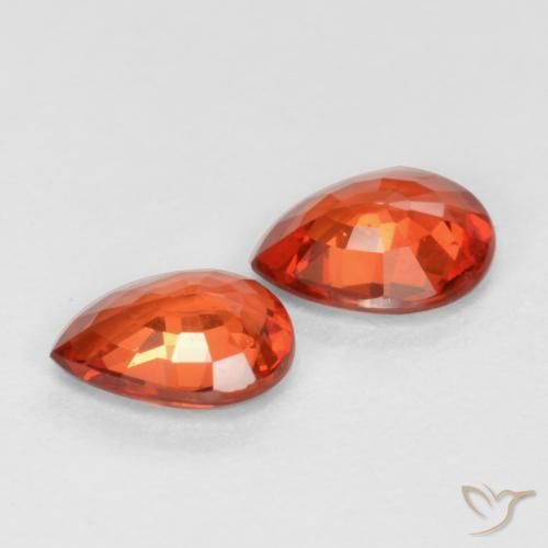 Shop natural 0.61ct Rouge cramoisi vif Saphir gems, En forme de poire, from Tanzanie at GemSelect. In stock, global shipping!