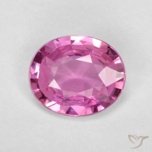 0.66ct Naturel Pourpre-rose Saphir, ovale, VS, Photo A